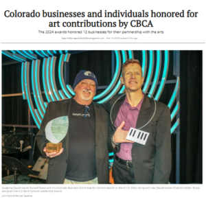 Denver Gazette: Colorado businesses and individuals honored for art contributions by CBCA