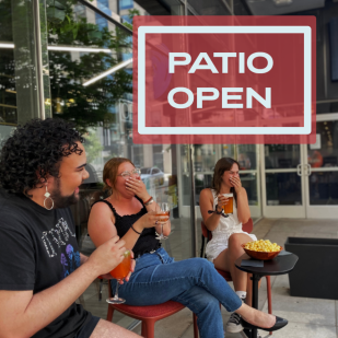 📢Patio Is Open 📢Check Out Happy Hour at Dazzle at the Arts Complex